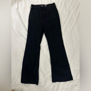 Old Navy Extra High Rise Flare Black Trousers Size 4